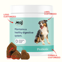 Friandises pour animaux de compagnie personnalisées en gros OEM : Compléments probiotiques à mâcher pour chiens et chats, favorisant la santé digestive et immunitaire