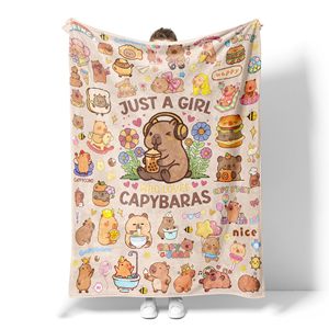 Collage Capybara Flannel <b>Blanket</b> <b>Throw</b> <b>Blanket</b> Nap <b>Blanket</b> Cozy Warm Super Soft for Home Office Nap Custom Print Bulk Wholesale - Product Image 6