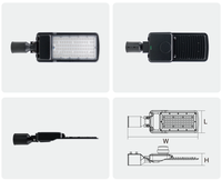 Luz de Calle LED de Alta Calidad para Exteriores, 50w 100w 150w 200w con Lámpara COB, Impermeable IP65