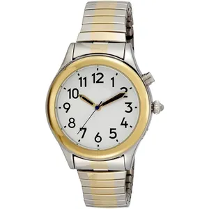 Women's Talking Watch Date and Time Alarm Expansion Bracelet Watch