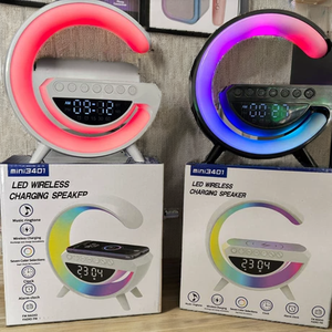 Réveil intelligent V5.2 avec lumière RGB, chargeur sans fil étanche IPX5 pour téléphones mobiles USB-C et haut-parleurs intelligents (extérieur) - Product Image 3