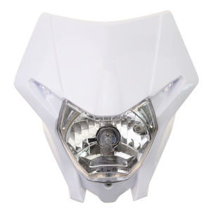 GOOFIT รถจักรยานยนต์ 12V 35W สีขาว Grimace เปลี่ยนไฟหน้าสําหรับ <span class=keywords><strong>CRF150L</strong></span> อุปกรณ์ทั่วไปการปรับเปลี่ยนรถจักรยานยนต์ - Product Image 3