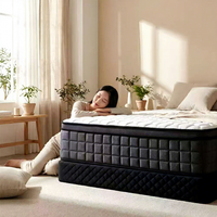 Matelas à ressorts ensachés extra large, MOQ flexible, emballé sous vide, en mousse écologique, mobilier de chambre, vente en gros usine Yize