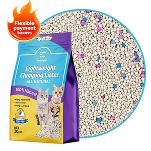 Premium Ball Shape Bentonite Cat Litter Fast Absorbent Strong Clumping Low Dust Odor <b>Control</b> Kitty Litter Sand Wholesale - Product Image 1