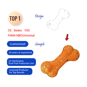 Jouets à mâcher classiques de haute qualité pour chiens, en TPR et ETPU, os à mâcher écologiques et légers, logo personnalisé - Product Image 2