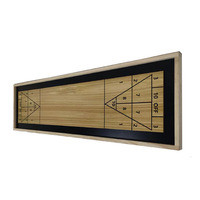 Jeu de palets en bois de table 2 en 1 populaire de vente chaude et jeu de société de curling pour le jeu d'intérieur adulte
