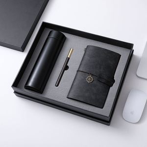 Coffret Cadeau d'Entreprise Promotionnel Personnalisé : Carnet A6 Rechargeable, Stylo et Bouteille d'Eau en Acier Inoxydable - Product Image 1