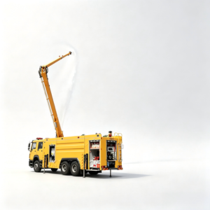 Camion de pompiers lourd de 18 m avec flèche élévatrice, châssis HOWO TX, réservoir d'eau et de mousse, véhicule de lutte contre l'incendie - Product Image 1