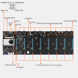 Профессиональный корпус для 7 видеокарт, шасси для 7 графических карт, материнская плата для 8 GPU - Product Image 5