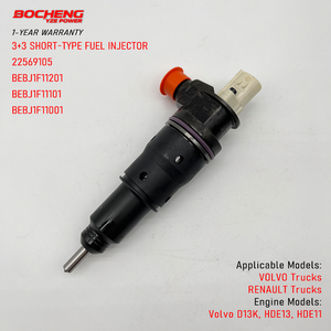 Inyector de Combustible Diésel Premium 22569105 BEBJ1F11201 para Motor Volvo D13K HDE13, Repuestos para Camiones, Inyector Common Rail BEBJ1F11101 - Product Image 1