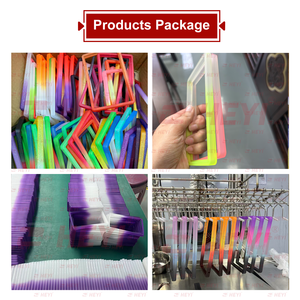 Thiết kế mới miễn phí thiết kế Gradient Màu Công ty vật liệu nhựa 35pt phân loại thẻ giao dịch tấm trường hợp bảo vệ Gradient bội thu - Product Image 3