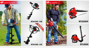 Perforadora de tierra a gasolina de 2 tiempos, precio barato, NTA430B-10B - Product Image 6