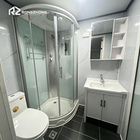 Maison préfabriquée modulaire extensible directement de l'usine, 20 pieds, 40 pieds, maison pliable avec salle de bain