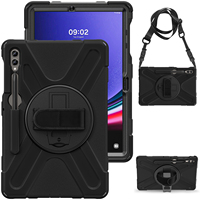 Étui rotatif pour Samsung Tab S9+ S9 FE PLUS/S10 Plus SM-X820 SM-X826B pour Samsung Galaxy Tab S9 Plus 12.4"