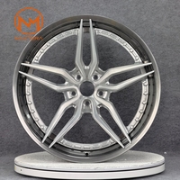 Jantes en alliage Maxtera forgées sur mesure, style S107SC, pour voitures de tourisme Porsche 911, Ferrari, Corvette C8, Audi RS, BMW M5, M8