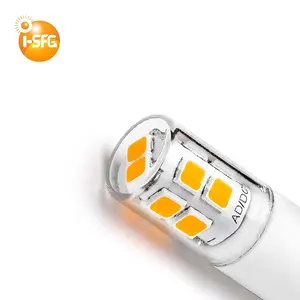 Le plus récent bon prix G4 LED ampoule de maïs AC 120V Ra80 1.3W égal à 20W halogène pas de scintillement dimmable ampoule LED 4000K