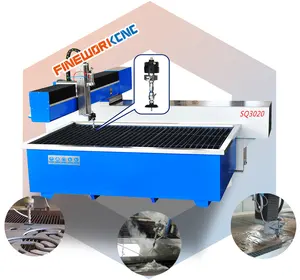 Strong Cast Iron Metal Jet Cutter Jet Cutter Water Jetting Glass Cutting Machine