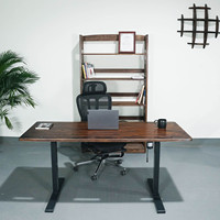 Bureau de style moderne et luxueux en bois massif Table d'ordinateur contemporaine pour la maison, la chambre à coucher, le bureau et l'étude Meubles fabriqués à la main