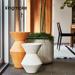 Macetas Redondas Grandes Modernas para Interiores y Exteriores, Resistentes al Agua, Decoración de Jardín, Macetas para Flores, Macetas para Villa, Fabricante de Macetas GRC - Product Image 6