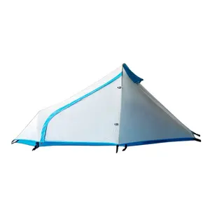 JWJ-067 Custom high quality 1 person ultralight hiking tent aluminium alloy pole camping tent