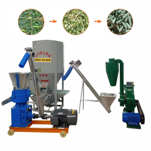 Ligne de production de granulateurs d'aliments pour animaux, équipement de fabrication d'aliments pour porcs, poulets, bovins, bétail et volailles - Product Image 1