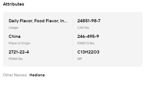 Methyl Dihydrojasmonate (MDJ) de pureté 99,99 %, matière première synthétique pour parfum longue durée, stable, en vrac, directement de l'usine - Product Image 6