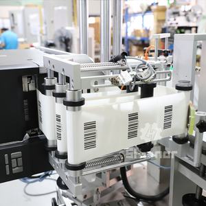 Machine d'étiquetage à impression automatique de <span class=keywords><strong>cache</strong></span>, entièrement automatique pour les bouteilles carrées, transfert thermique en ligne - Product Image 4