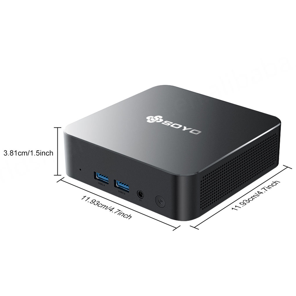 SOYO M4 Pro Mini PC 16+512GB SSD N150 Windows 11 Pro WiFi 6 for