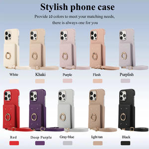 Marchio alla moda ricamato portafoglio a tracolla anello inserto scheda per <span class=keywords><strong>HUAWEI</strong></span> <span class=keywords><strong>MATE</strong></span> 60 magic6 P70pro trending card cover del telefono - Product Image 2