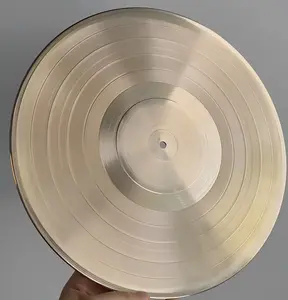 定制12英寸180克浅金色唱片唱机制造商乙烯基唱片压制