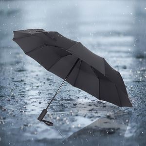 Parapluie pliant en 3 sections, résistant au vent, de luxe, personnalisable avec impression de logo, fabrication OEM/ODM, le moins cher - Product Image 4