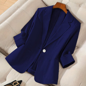 Nueva chaqueta tejida <span class=keywords><strong>para</strong></span> <span class=keywords><strong>mujer</strong></span> <span class=keywords><strong>para</strong></span> primavera otoño-OL ropa <span class=keywords><strong>de</strong></span> <span class=keywords><strong>oficina</strong></span> Slim Fit botón único flocado bordado manga completa profesional - Product Image 1