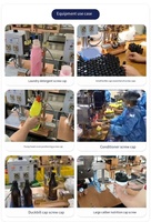 Machine de capsulage semi-automatique de bureau pour bouteilles, machine industrielle de vissage de couvercles de bocaux pour contenants cosmétiques et alimentaires