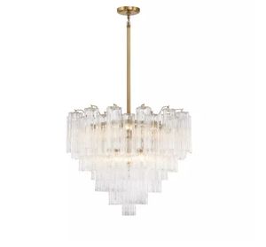 ダイニングルーム用のモダンで豪華な屋内シャンデリアハンギングライトベッドサイドガラスペンダントライト - Product Image 4