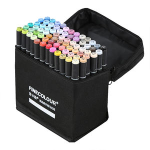 Finecolour EF103 12/24/36/48/60/72สีใหม่ล่าสุด4th Generation แอลกอฮอล์ Twin หัวแปรงเขียนเคล็ดลับชุดปากกา Marker - Product Image 1