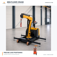 Grue mobile électrique à batterie 24V CSEC-900R 900kg 90 °   Grue de levage rotative pour entrepôt