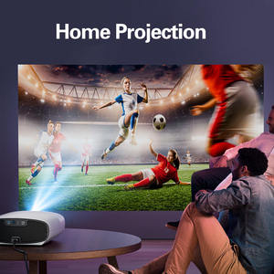 Projecteur LED LCD filaire et sans fil pour home cinéma 1080P <span class=keywords><strong>Q7</strong></span> 600ANSI compatible 4K avec système Android 9 portable |   Toumei - Product Image 4