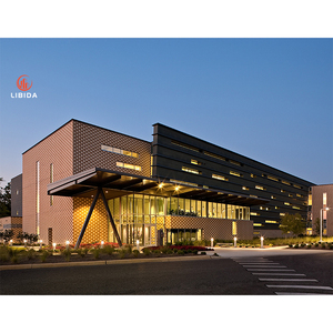 Giá rẻ công nghiệp đúc sẵn Tùy chỉnh kết cấu thép kho kim loại khung máy bay trực thăng máy bay Kết Cấu Thép máy bay hangar - Product Image 4