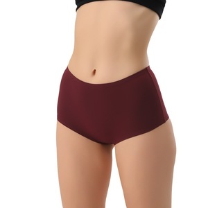 Culottes Boxer en Coton Grande Taille pour Femmes : <span class=keywords><strong>Sous</strong></span>-vêtements Modestes, Culottes Boxer en Coton Peigné Effet Remonte-Fesses - Product Image 5