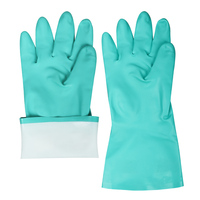 Gants en nitrile industriels résistants aux produits chimiques, doublés de flocage, réutilisables, XINGYU, vente en gros, EN420 EN388, 13 mil