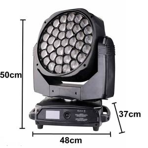 2022 Qixin K20 Zoom Wash RGBW 37X15W Chùm Đèn Led Di Chuyển Mắt Ong Với Đèn Led Pixel Cốc Rửa Mắt - Product Image 6