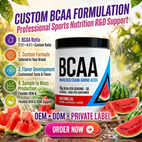 Poudre de BCAA Fabricant OEM pour la récupération musculaire, les performances sportives, les produits de beauté, usage adulte, avant, pendant et après l'entraînement, sans sucre