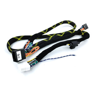 Arnés de cableado universal para sistema de audio de coche, cable de conexión de 12V con núcleo de cobre y revestimiento de nailon entre el host y el DSP - Product Image 5