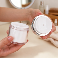 Emballage cosmétique de luxe, pot sans air de 50 g, pot sans air pour soins de la peau et 50 ml sans air avec pompe à sérum