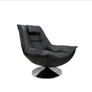 <span class=keywords><strong>Pouf</strong></span> de style européen OEM d'usine, <span class=keywords><strong>fauteuil</strong></span> de loisirs pliable en cuir PU avec repose-pieds, grand <span class=keywords><strong>pouf</strong></span> pour salon - Product Image 4