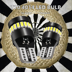 Ampoule LED T10 4014 pour feux arrière 12V CANBUS, lampe intérieure de voiture sans voyant d'avertissement - Product Image 2