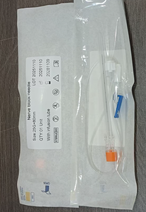 Einweg-Lumbalnervenblockade Anästhesie-Punktionsnadel Ultraschallgeführte Regionale Nadel Spinalblock-Kanüle für Tierärzte - Product Image 5