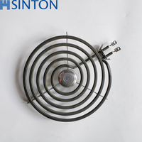 Élément chauffant tubulaire électrique en spirale personnalisé pour cuisson rapide, tube chauffant en serpentin pour four industriel 220V
