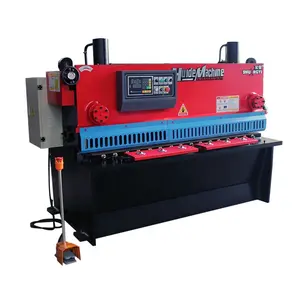 Simple and practical QC11Y series equipped hydraulic brake type cnc plate shears with Estun E21 system