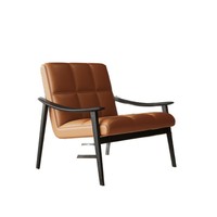Fauteuil simple décontracté de style italien en fer et lin, portable, durable, luxe léger, design moderne et minimaliste pour salon
